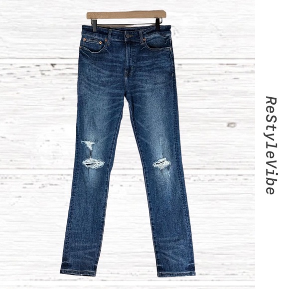 AMERICAN EAGLE Men’s Size 30x34 Denim Jeans Original Taper Fit Style Stretch - Picture 1 of 16